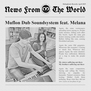 photo chronique Dub album News From The World de Muflon Dub Soundsystem ft. Melana